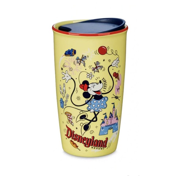 🔥 DISNEY PARKS Disneyland DCA WDW MICKEY Minnie PORCELAIN STARBUCKS TUMBLER NEW - Picture 12 of 16